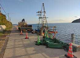 地質調査業務写真