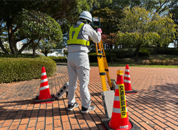 測量部門業務写真