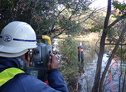 測量部門業務写真
